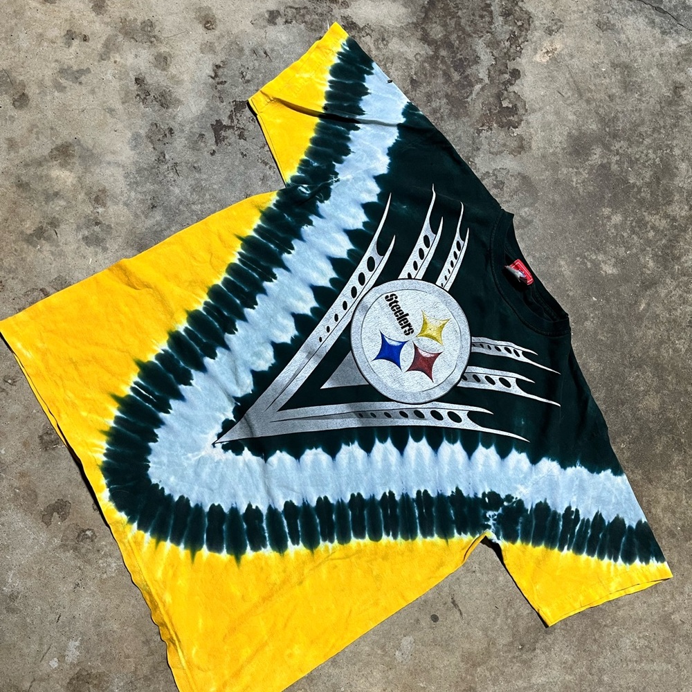 Vintage Tie-Dye steelers Short Sleeve Tee